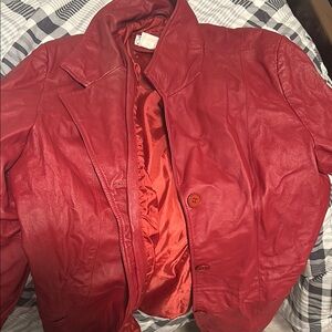 Venezia Red Leather Jacket